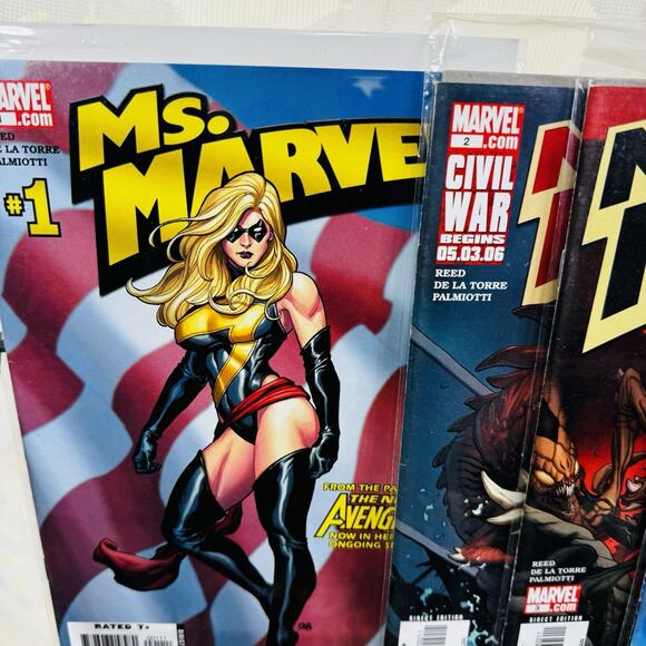 Ms. Marvel 1-4 6-49 Annual 1, Storyteller & Special Lot Greg Horn Cover art - Picture 4 of 11